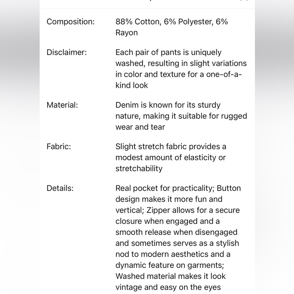 Flamingo Pocket Detail Wide Leg Low Waist Jeans Size Medium NWT - Picture 11 of 15